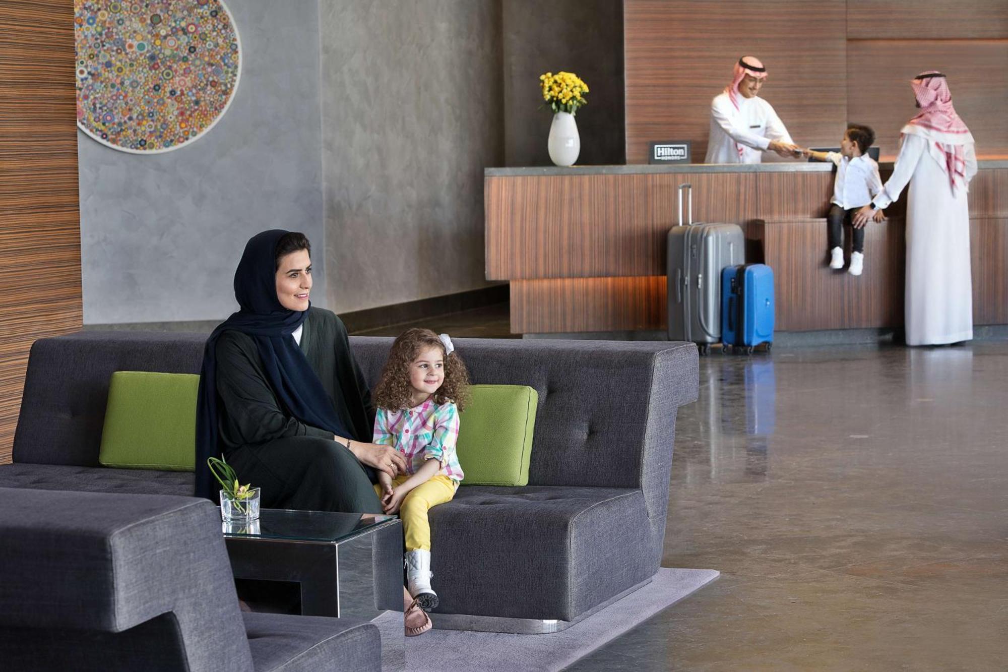 Hilton Riyadh Hotel & Residences Eksteriør billede Lobby of the hotel