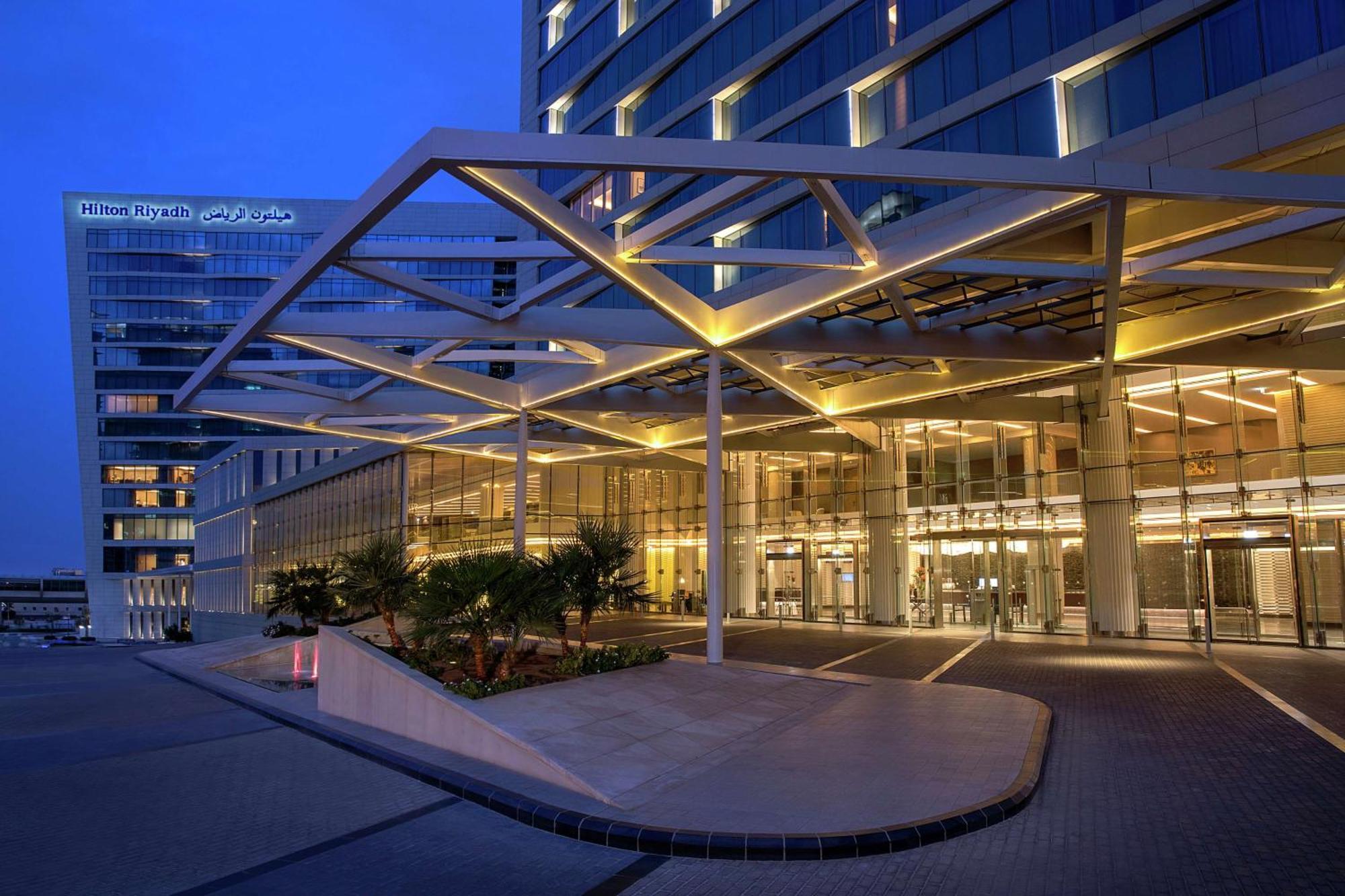 Hilton Riyadh Hotel & Residences Eksteriør billede Entrance